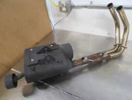 EB1032 2020 Kawasaki Vulcan EN650D Rr Rear Headers Exhaust Muffler System. Fixed Price $399.99.