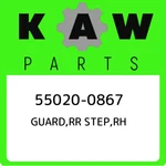 55020-0867 Kawasaki Guard,rr Step,rh 550200867, New Genuine Oem Part. Fixed Price $44.10.