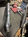 Triumph Thruxton Air Cooled Left Stock Oem Muffler T2206452. Fixed Price $100.00.