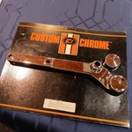 1990-99 Softail Harley-davidson Chrome Exhaust Bracket. Custom #18-495. Fixed Price $29.95.
