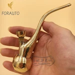 Pure Copper Two Pipes Brass Gourd Filter Water Double Portable Pot. Fixed Price $24.63.