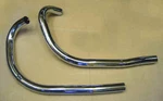 Triumph Pre Unit T100 1954-57 Exhaust Pipes 70-3346 / 70-3349 Uk Made Lf Harris. Fixed Price $213.06.