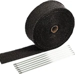 Sunplustrade 2" 50' Black Exhaust Heat Wrap Roll For Motorcycle Fiberglass.... Fixed Price $21.82.