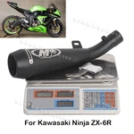 For Kawasaki Ninja ZX-6R ZX6R 2024-2026 Mid Link Pipe With Exhaust Muffler Tips. Fixed Price $158.39.