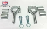Triumph Handle Bar Clamp 1968-73 97-2291 T100 TR6 T120 T140 T150 T160. Fixed Price $126.16.