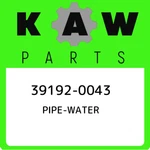 39192-0043 Kawasaki Pipe-water 391920043, New Genuine Oem Part. Fixed Price $32.37.