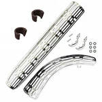Honda CT90 Trail Boomerang Rear Exhaust Heat Shield Set 66-69 Muffler Pipe. Fixed Price $172.99.
