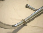 Yamaha 78-80 XS650 Left Exhaust Muffler 2M0-14710-01-00. Fixed Price $70.00.