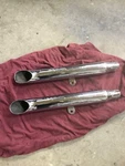 Harley Davidson Turnout Mufflers For Softail. Fixed Price $145.50.