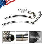 Shortshots Staggered Full Exhaust Pipes System For Yamaha V-star XVS1100. Fixed Price $159.00.