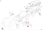Ducati Lh Seat Grab Rail 80610161A. Fixed Price $20.13.