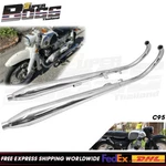 Fit Honda C92 C95 CA95 BENLY125 150 Exhaust Muffler Set + Header Pipe **bm**. Fixed Price $250.00.