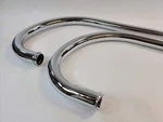 Moto Guzzi Chrome Exhaust Header Pipe Set Ambassador Eldorado 12120900 / 905. Fixed Price $435.00.