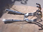 1985 Kawasaki ZN1100 Ltd Exhaust System Mufflers Header Pipes. Fixed Price $350.00.