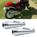 2X Slip-on Exhaust Muffler Pipes Silencers For Triumph Thunderbird Sport 900. Fixed Price $109.10.