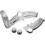 Kuryakyn 7773 Chrome Frame Covers Boomerang Harley Davidson Softail 08-17. Fixed Price $173.99.