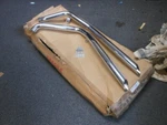 Mac Chrome 1.75" Wall Slash Cut Exhaust Drag Pipes 84-94 Fxrs Fxrt 058-0114. Fixed Price $249.99.