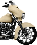 Klock Werks Flare Windshield 8.5" Dark Smoke For 14-23 Harley Davidson Flh. Fixed Price $199.95.
