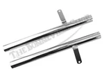 Triumph T120C TR6C High Pipe Exhaust Extension Set 1964-66 Pn# 70-4183 70-4184. Fixed Price $191.16.