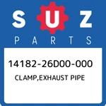 14182-26D00-000 Suzuki Clamp,exhaust Pipe 1418226D00000, New Genuine Oem Part. Fixed Price $37.42.