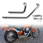 Shortshots Staggered Exhaust Pipe System For Kawasaki Vulcan VN800 1995-2006. Fixed Price $164.00.