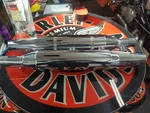 2005-2006 Harley Davidson Softail Exhaust Mufflers Silencers 65413-00, 65842-00A. Fixed Price $70.00.