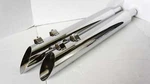 Jones Exhaust Full Boar Slash Up Slip-on Muffler 2.5" Baffle Harley Flh 95-16. Fixed Price $321.11.