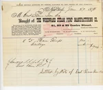 Woodward Steam Pump Manufacturer New York Ny Handwritten Receipt Bill Head 1875. Fixed Price $29.86.