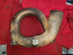 YZ450F Yamaha 2012 (LOT2) Exhaust Mid Pipe 33D-14620-00-00. Fixed Price $24.00.