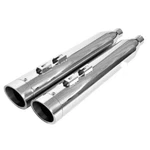 4" Chrome Slash Cut Exhaust Slip On Mufflers For 95+ Harley Touring Flhr 97122. Fixed Price $212.85.