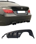 Bmw E60 E61 Diffuser Rear Msport Bumper Lip Spoiler Splitter 2 Exhaust Mpack. Fixed Price $149.00.