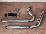 TC88 Fxdl Dyna Low Rider Rine Hart Exhaust Muffler Full Harley Davidson. Fixed Price $583.68.