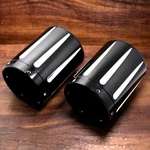 4 1/2" Black Shallowcut Exhaust Tips For Victory Cross Country Vision&motorcycle. Fixed Price $173.98.