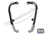 Triumph 750 Twin T140 TR7 Uk Exhaust Pipe Set Fits 1973-79 Pn# 71-3755 71-3758. Fixed Price $477.25.