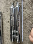 Harley Davidson Muffler 65539-95, 65538-95 Fits 95-05 Touring Models Used Set. Fixed Price $69.00.