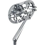 Arlen Ness 13-165 Caged Series Mirrors Left Chrome Deep Cut. Fixed Price $119.95.