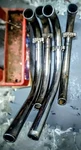1980 Suzuki GS850 Center/outer Exhaust Header Pipes. Fixed Price $79.95.