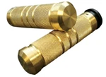 Accutronix Knurled Grooved Custom Grips 08-21 Harley Models Brass GR101-KG5. Fixed Price $157.46.