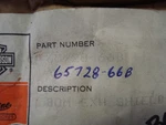 Harley-davidson Oem Nos Exhaust Shield 65728-66 1958-76 Xlh Sportster New. Fixed Price $18.18.