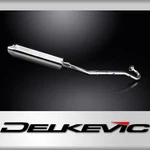 Kawasaki KLR650A 1987-2007 Complete Exhaust 17" Tri-oval Stainless Muffler. Fixed Price $398.99.