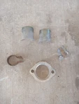 1983 Kawasaki KLT200A Exhaust Header Pipe Parts Good. Fixed Price $34.95.