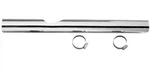 Drag Specialties Right-side Chrome Heat Shield 22" W/hardware Harley DS-203086. Fixed Price $60.99.