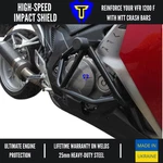 Crash Bars Engine Fairing Guard Honda Vfr 1200 2010-2016 Mtt Powder Coated. Fixed Price $264.99.