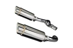 Honda CBR1000F Delkevic Slip Exhaust 8" Stainless Steel Round Muffler 87-99. Fixed Price $480.99.
