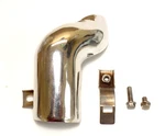 Kawasaki 454 Ltd, EN500 Vulcan, Right Side, Chrome Exhaust Cover. 1985-1996.. Fixed Price $28.50.