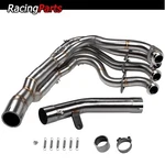 Full Exhaust System Link Pipe Front Tube For Kawasaki Ninja ZX6R ZX636 2009-2022. Fixed Price $248.90.
