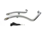 Xl Exhaust Drag Pipe Set Chrome For Harley-davidson. Fixed Price $319.99.