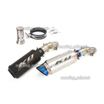 Slip For Kawasaki Ninja 650R EX650 2006-2011 Exhaust Mid Tail Pipe Black Muffler. Fixed Price $157.70.
