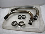 1978 Hondamatic Oem Exhaust Header Set Flanges Clamps Pipe. Fixed Price $55.00.