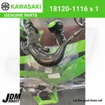 New 18120-1116 Genuine Oem Kawasaki Exhaust Chamber 2002-2022. Fixed Price $294.25.